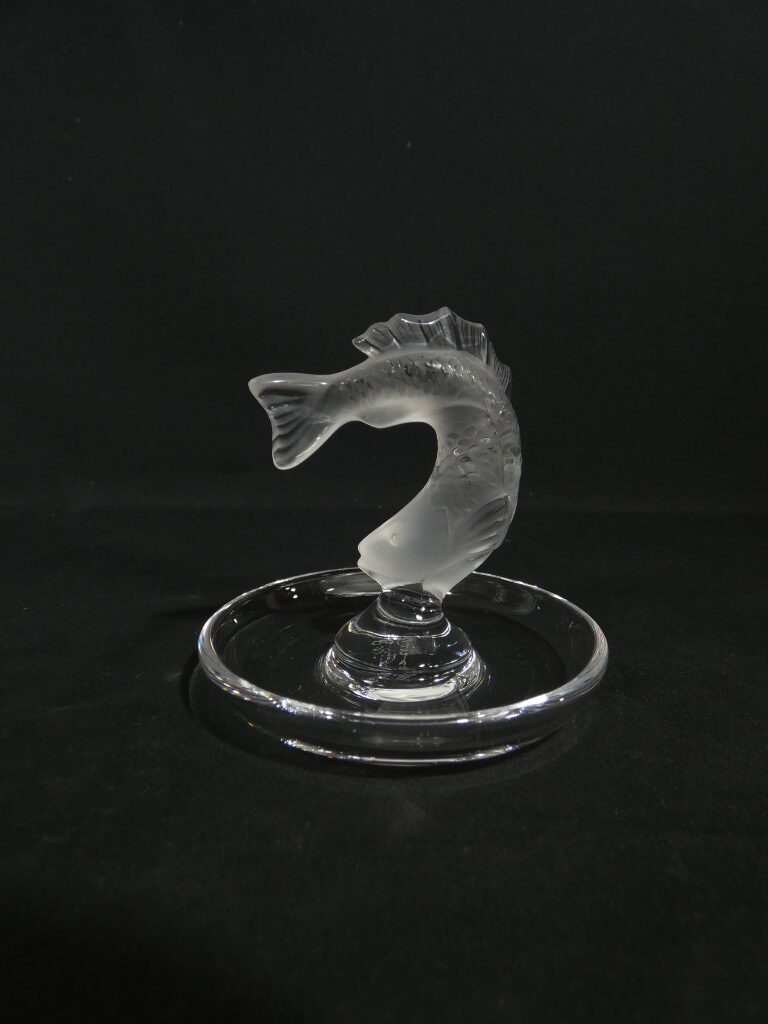 Lalique France – Vide-poche au poisson en Cristal satiné – Image 6