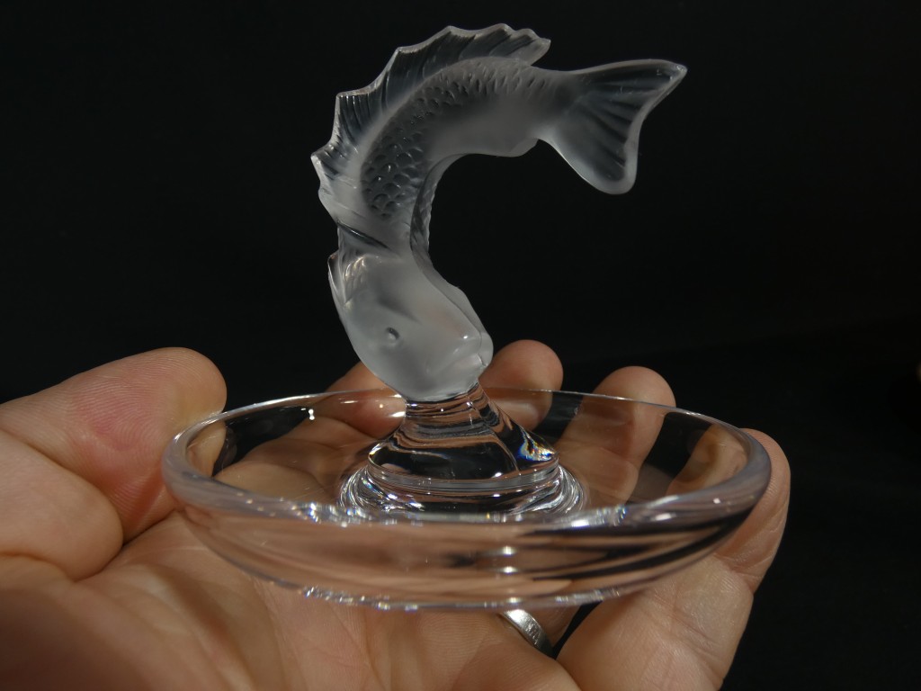 Lalique France – Vide-poche au poisson en Cristal satiné – Image 7
