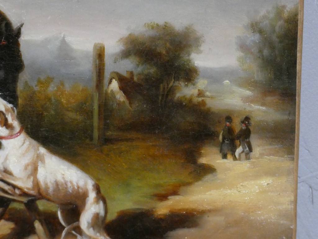 Entourage d’Alfred de Dreux – Rendez-vous de chasse aux chevaux – XIXe siècle – Image 13