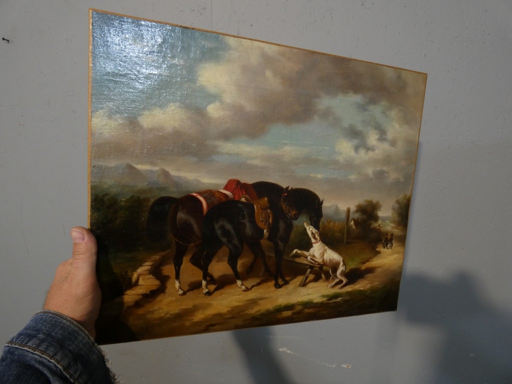 Entourage d’Alfred de Dreux – Rendez-vous de chasse aux chevaux – XIXe siècle – Image 15