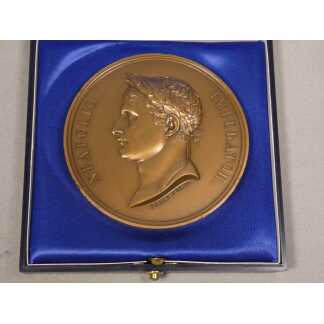 Grande médaille en bronze Napoléon Ier – Fêtes du couronnement de 1804 – Monnaie de Paris, 1971